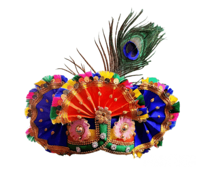 MakhanChor with Pagdi and Pearl Jewellery Set - Image 9