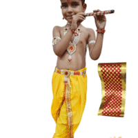 Kanha Dhoti with Royal Jewellery Set