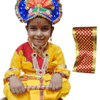 Gopal Ji with Pagdi and Royal Jewellery Set