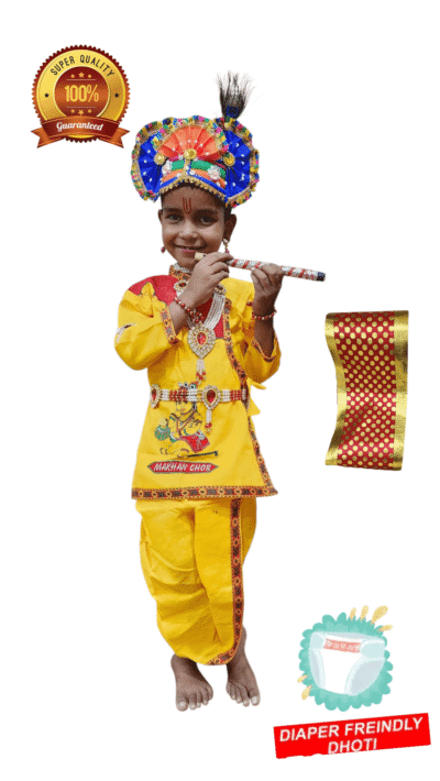 Gopal Ji with Pagdi and Royal Jewellery Set - Image 2