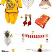 MakhanChor with Pearl Jewellery Set