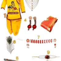 Gopal Ji with Pagdi and Pearl Jewellery Set