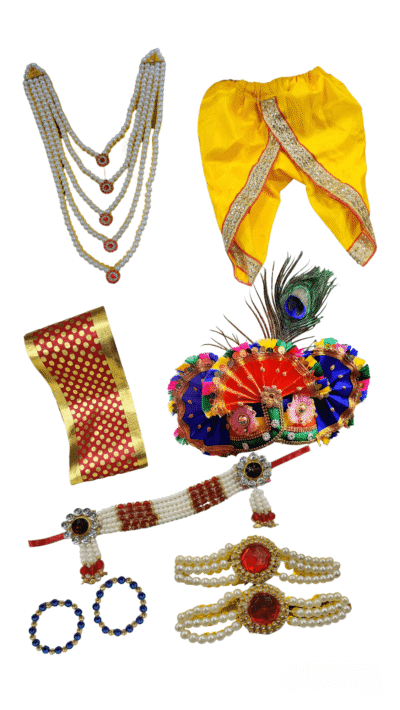 Kanha Dhoti with New Jewellery and Pagdi