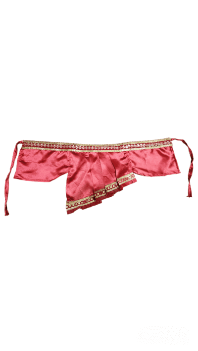 Kanha Dhoti with Pagdi and Pleats and Pearl Jewellery Set - Image 2