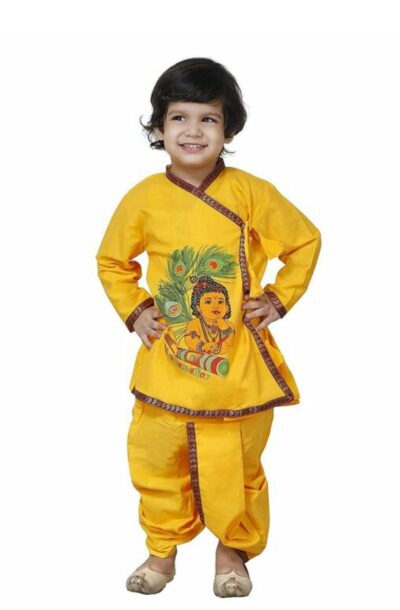 MakhanChor with Pagdi and Pearl Jewellery Set - Image 4