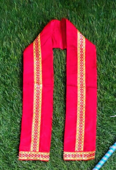 Kanha Dhoti with Pleats and Pearl Jewellery Set - Image 8